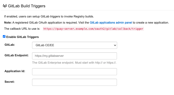 GitLab Build Triggers